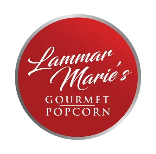 Lammar Marie's Gourmet Popcorn logo