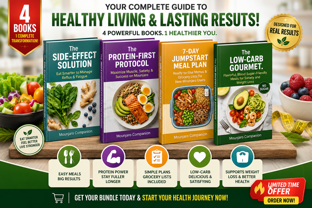Mounjaro Recipes Cookbook E-Bundle 2026