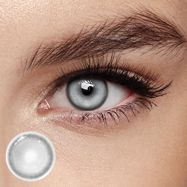 2DADOLL RUI & Cyber Grey Prescription Cosplay Colored Contact Lenses | 14.5mm