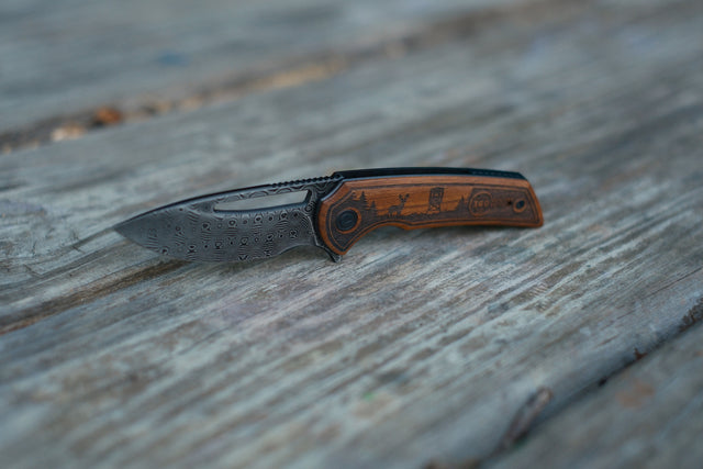 360 Laser Engraved Civivi® Odium Flipper Knife
