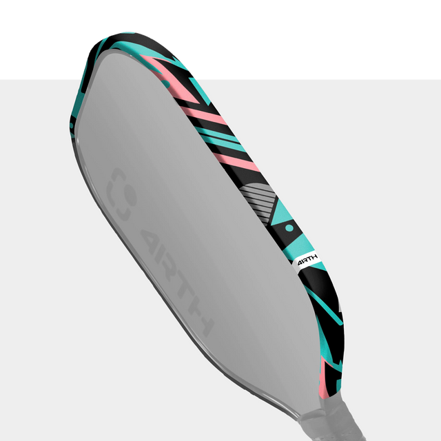 Paddle Drip - Geometric Edge Pink Teal