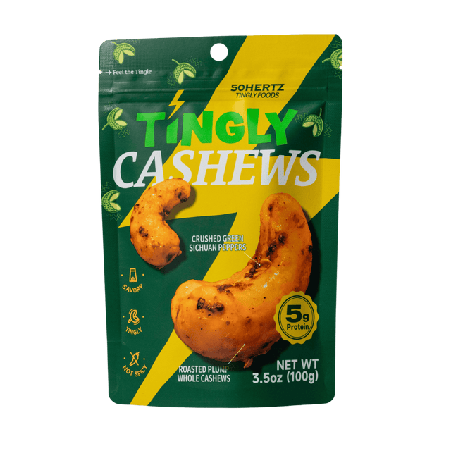 Tingly Sichuan Pepper Cashew (3.5oz)