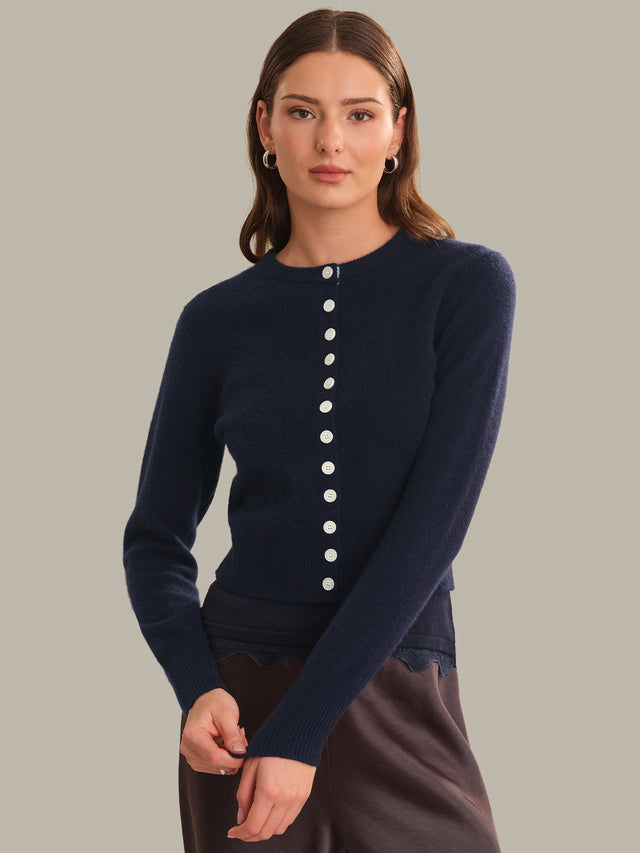 Betsy Classic Cashmere Cardigan