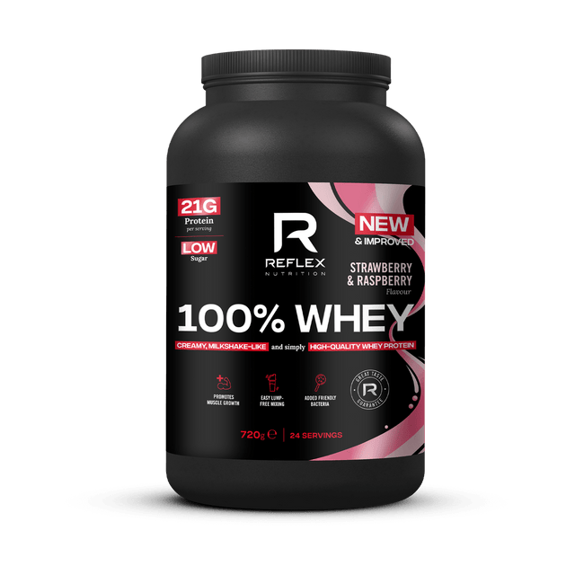 100% Whey Strawberry and Raspberry (Best before: 30/11/2026)