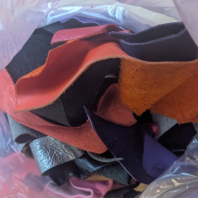 Leather Craft Scrap Bags - Bulk 2lb - Assorted - Make it Yourself