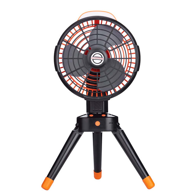 Portable Camping Fan With LED Lantern
