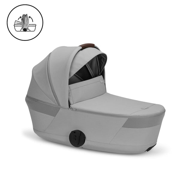 Cybex BALIOS Fold Cot - Stone Grey