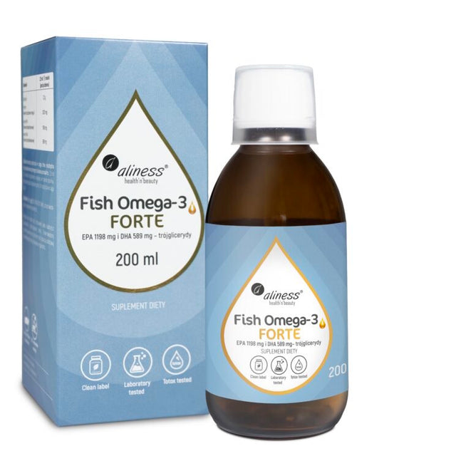 Aliness, Shark Oil (shark liver oil) + Vitamin A, Vitamin D3, 200 ml lemon flavour