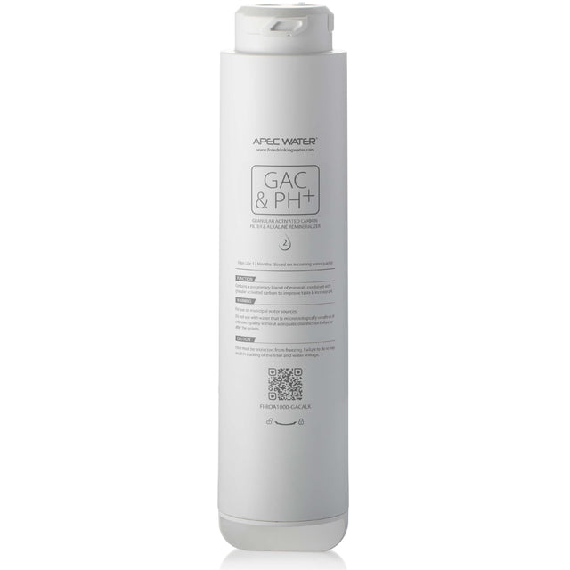 APEC ROTL-A1000ALK Replacement Granular Activated Carbon with Alkaline Filter, NSF 372 & 58 Certified