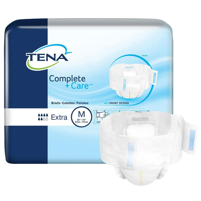 Incontinence Brief TENA Complete + Care Ultra™ Adult Large Unisex Disposable Moderate Absorbency