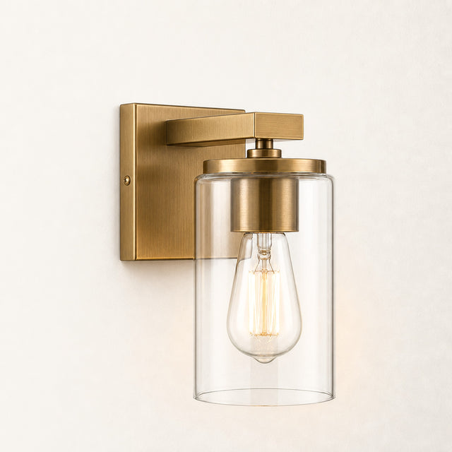MERIDIAN Bathroom Vanity Light - 1-Light — Splash-Safe Bathroom Mirror Lighting
