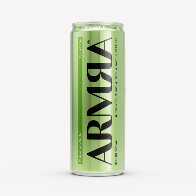 ARMRA Colostrum Soda Spicy Lime 12-Pack