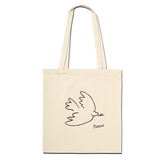 Pablo Picasso Dove of Peace 1949 artwork tote bag
