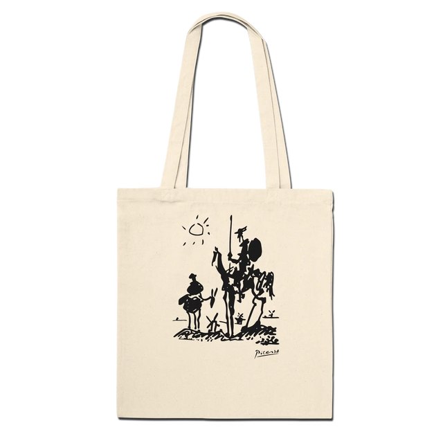 Pablo Picasso Don Quixote of La Mancha 1955 artwork tote bag