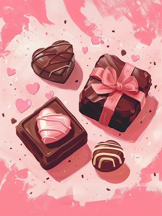 Valentine’s day chocolate