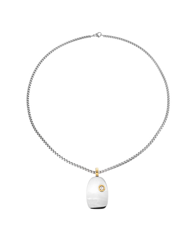 THE HOLE PLAQUE NECKLACE