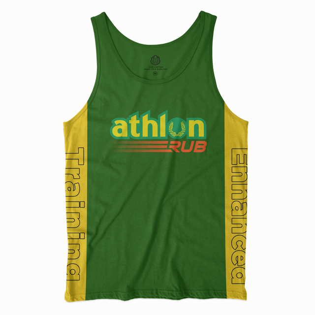 Athlon All Sports Rub Dry-Fit  Jersey - Green w Yellow