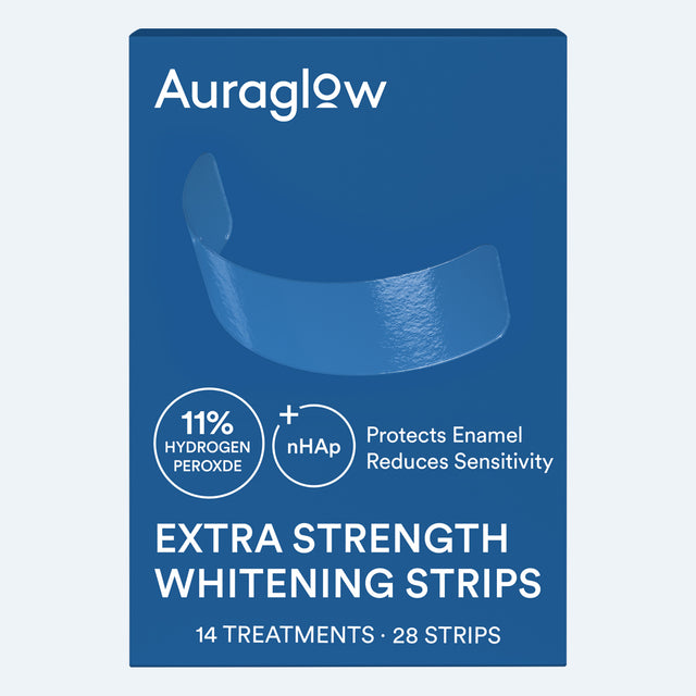 Auraglow 11% Extra Strength Teeth Whitening Strips
