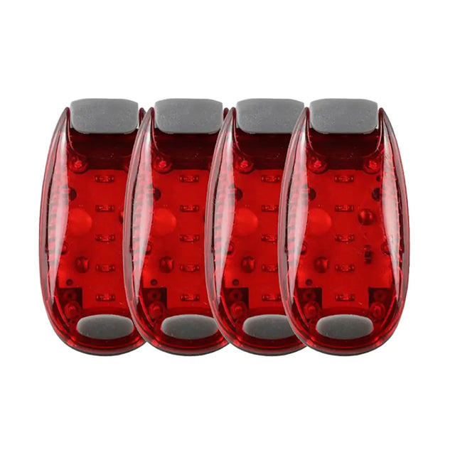 RedGuard Night Safety Light – Waterproof Clip-On LED (4-Pack) for Running, Cycling & Hiking