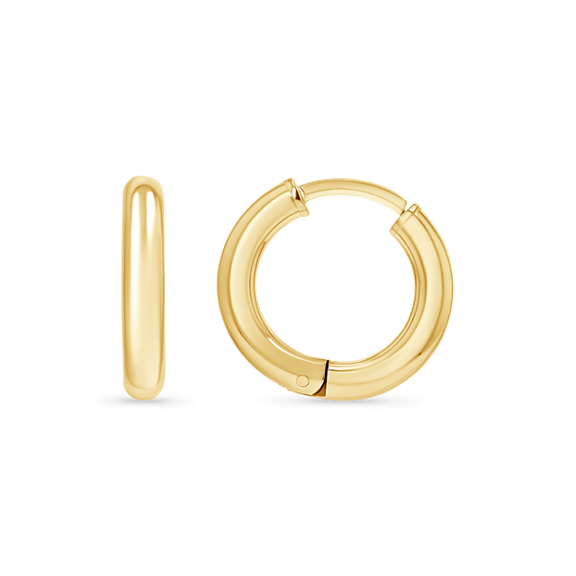 Solid Thick Tube Hoops