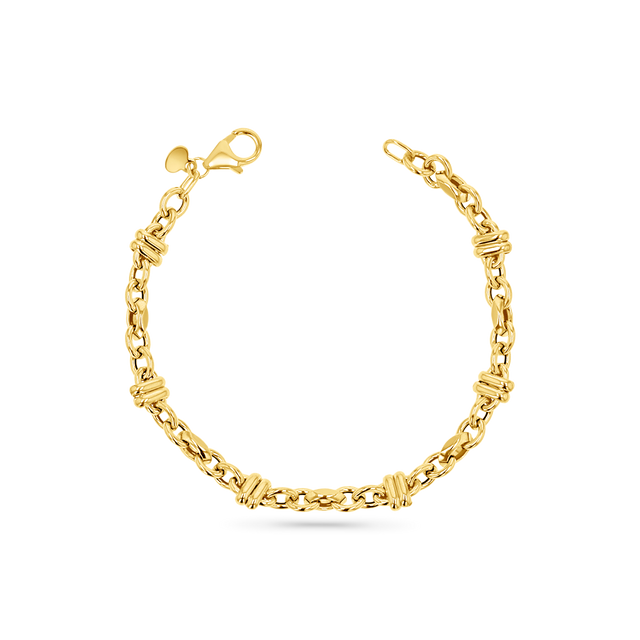 Knot Link Chain Bracelet