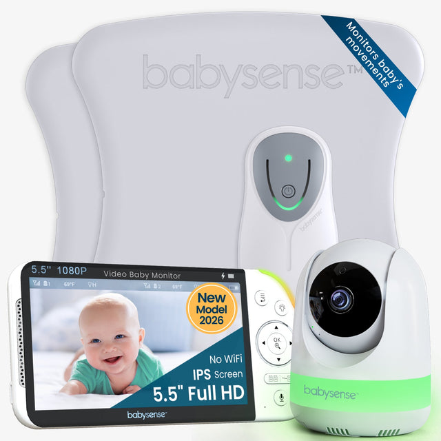 Babysense 8™ Breathing-Motion & Safety Alerts + Full HD Video