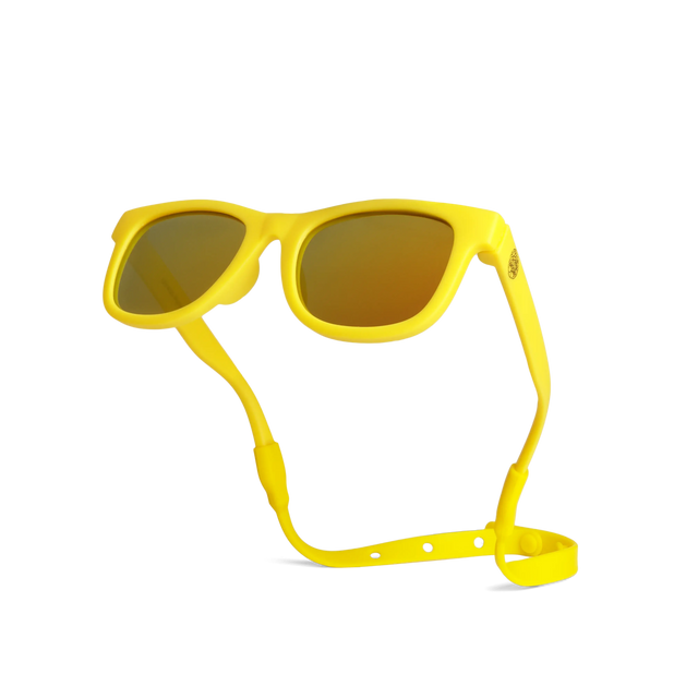 Polarized Baby Sunglasses With Strap 0-24 Months - Yellow
