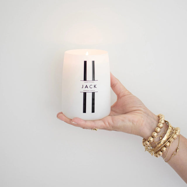 JACK STRIPE [pumpkin] CANDLE