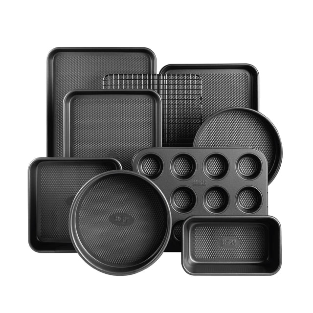 Bakeware set of 9pcs Diamond Texture
