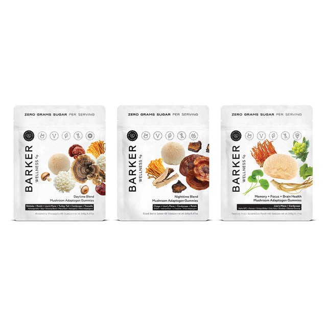 Mushroom Mind & Body Gummies Trio