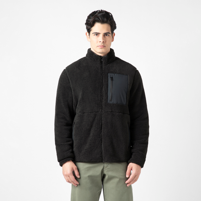 Full-Zip Sherpa Jacket