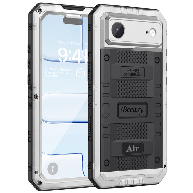 Beeasy iPhone 17 Air waterproof Case with Heavy-Duty Cover