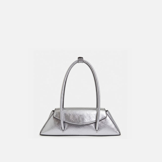 DIANA BAG CRINKLE SILVER