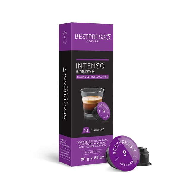 compatible with Starbucks Verismo, Caffitaly, CBTL, K-fee systems 80 Pods,  Intenso Flavor