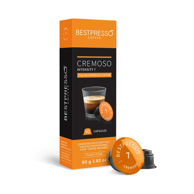 compatible with Starbucks Verismo, Caffitaly, CBTL, K-fee systems 80 Pods,  Cremoso