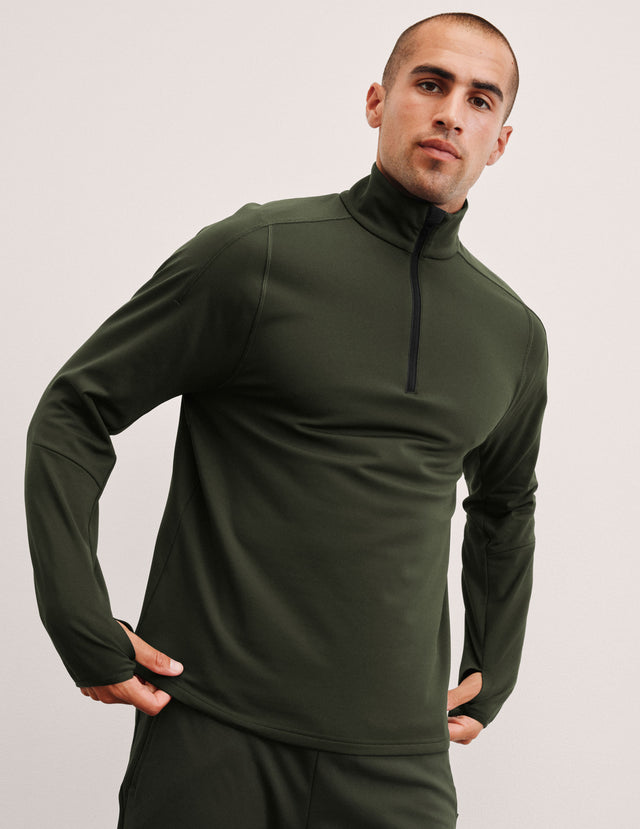 Pacer Fleece-Backed Men's Quarter Zip Pullover