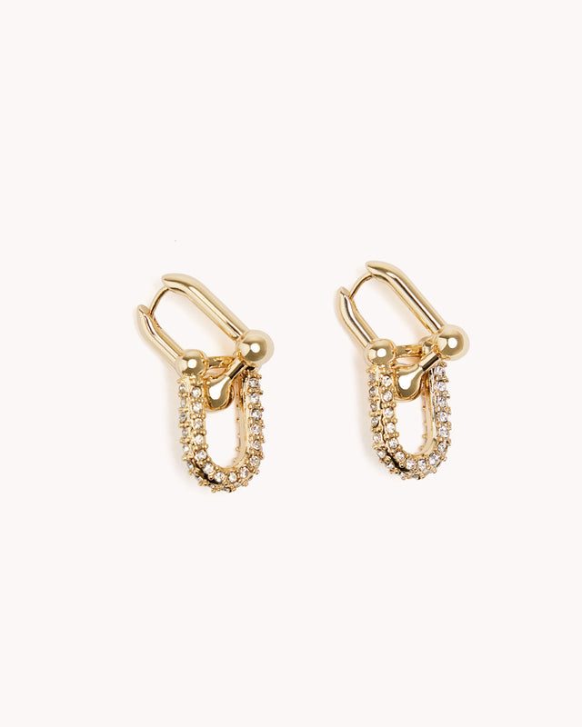 LYANA EARRING - GOLD-DIAMANTE
