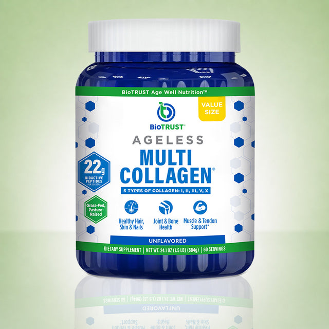 Ageless Multi Collagen® Protein Powder Tub