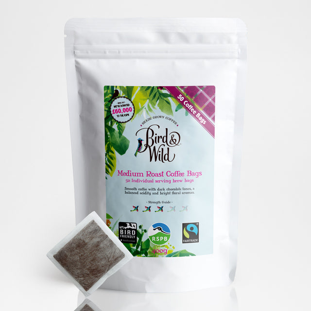 Medium Roast Fairtrade Organic Coffee Bags CASE of 6 x 400G