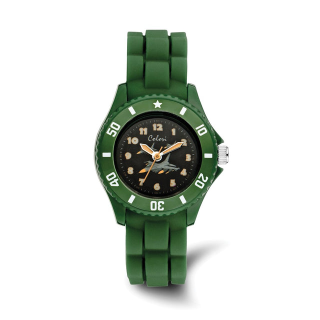 Colori Girls Olive Green Jet Watch