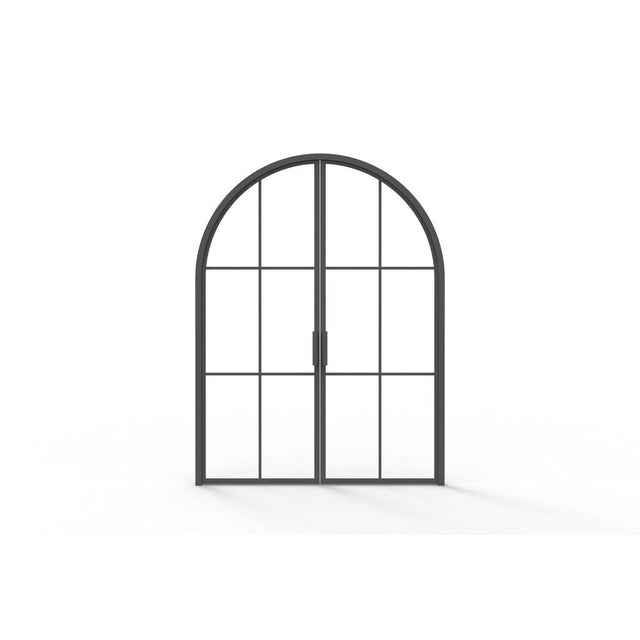 Light 6 Interior - Double - Arch | Steel Interior Door