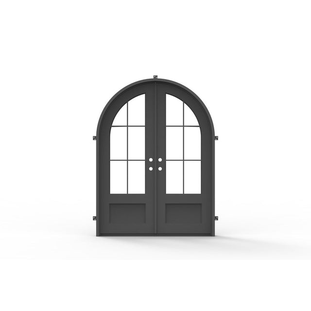 Telluride Double - Arch (Cold Weather - Thermal Break) | Wrought Iron Door