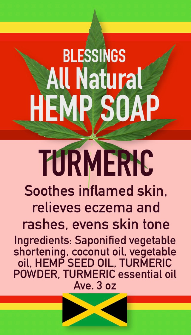 Hemp Turmeric Soap