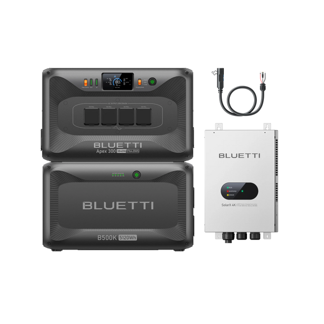 BLUETTI B500K+Apex 300+SolarX 4K