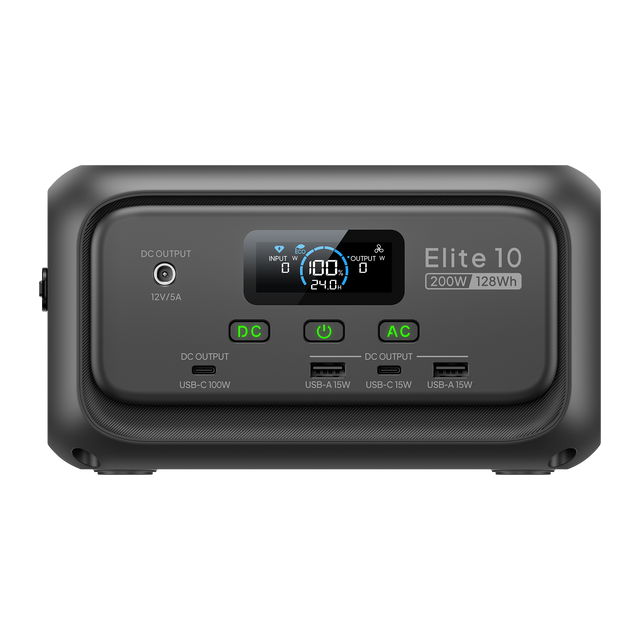 BLUETTI Elite 10 Mini Power Station | 200W 128Wh | UK Plug