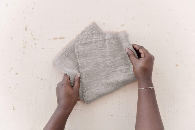 Maison Runner and Napkin Set in Oatmeal