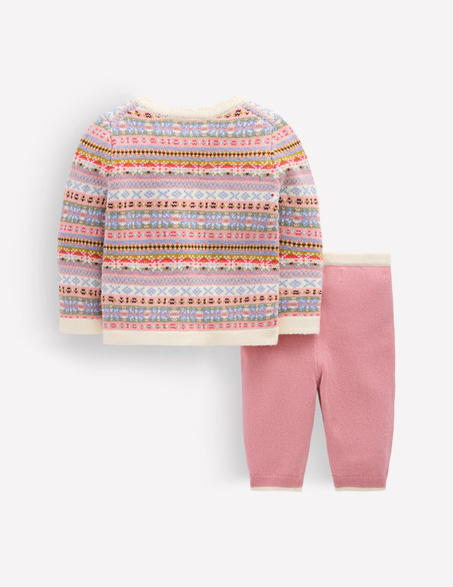 Fair Isle Knitted Play Set-Soft Multi