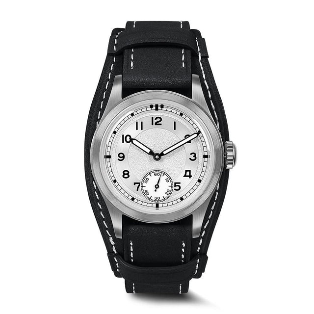 HOU H1 - Vintage Field Watch Automatic | White