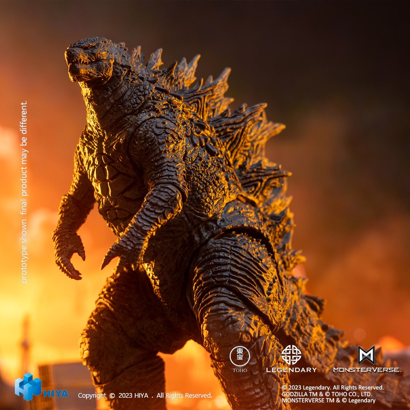 HIYA 7 Inch GODZILLA VS KONG Godzilla Reissue