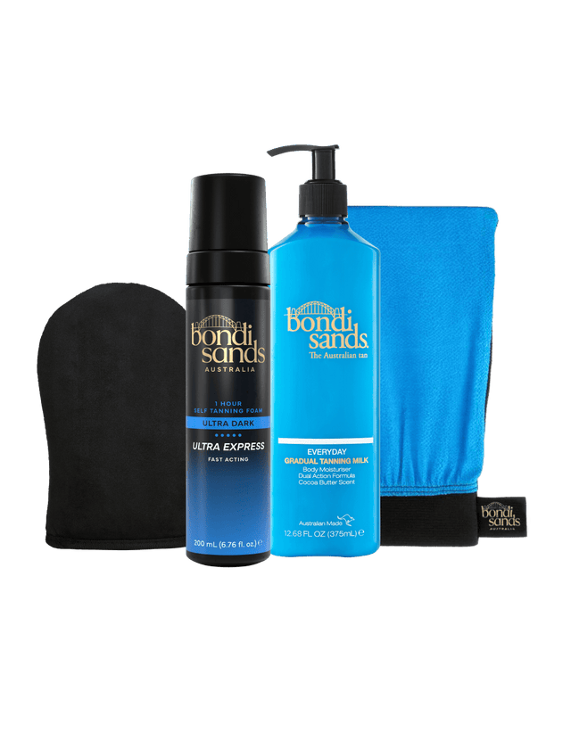 Ultra Express Self Tanning Routine Bundle